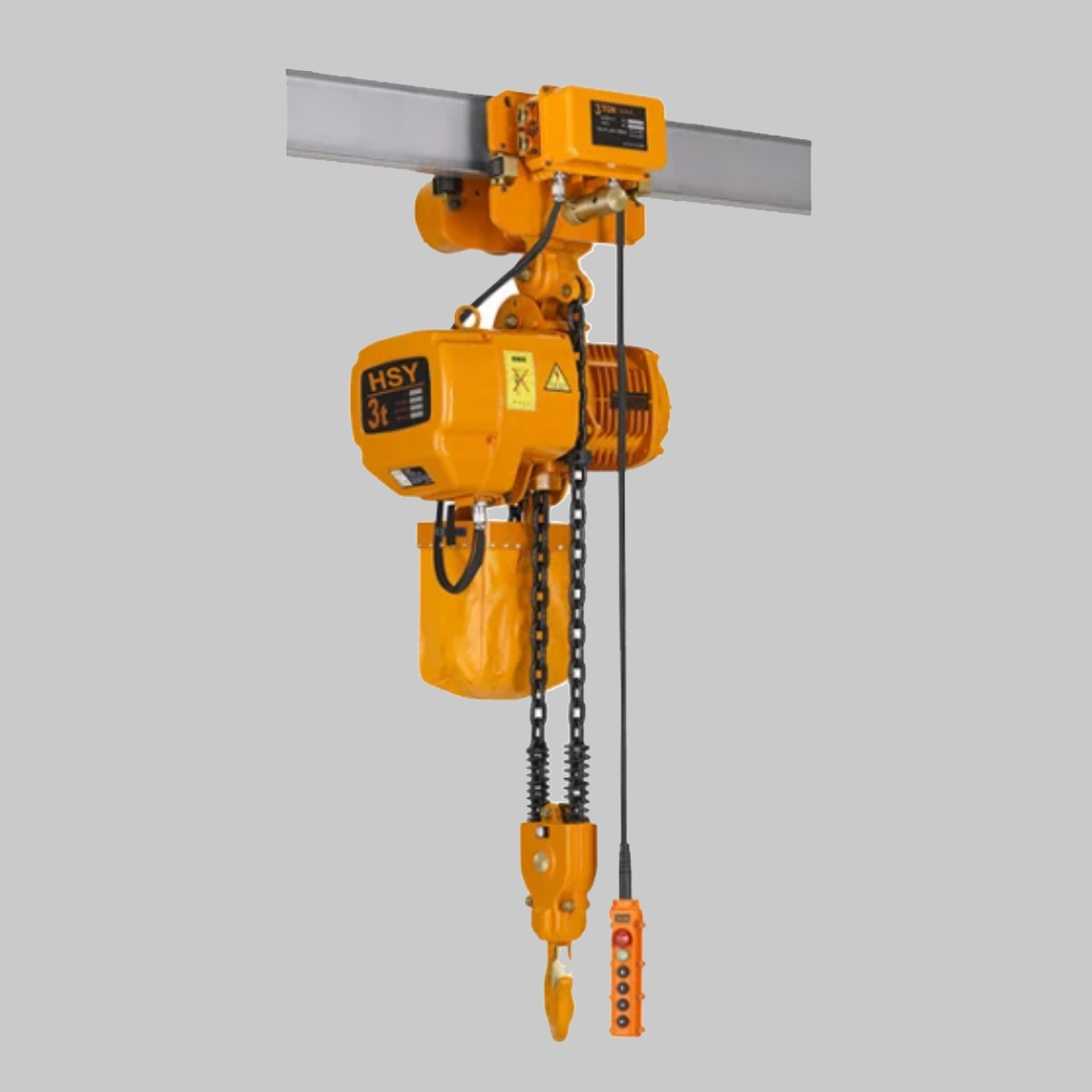 Electric Chain Hoist With Trolley 3 Phase 220 Volts