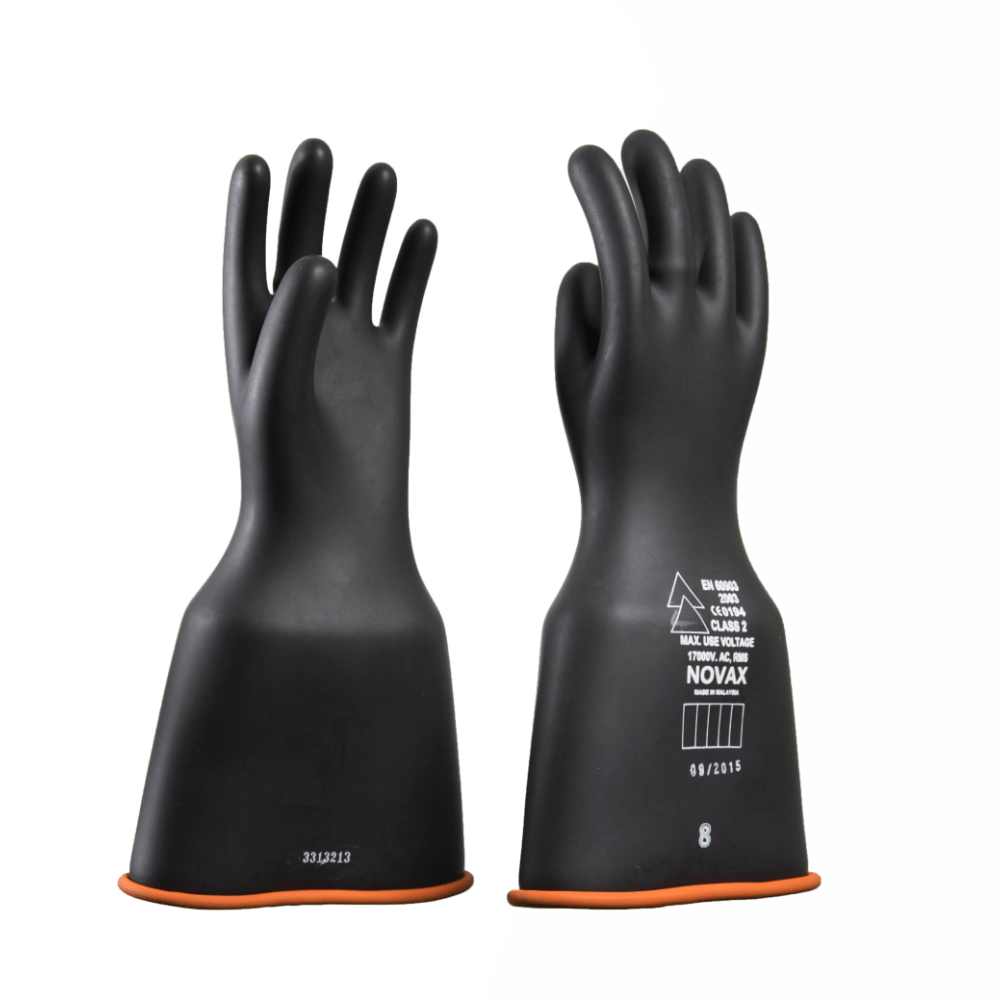 NOVAX - Class 2 Rubber Insulating Gloves