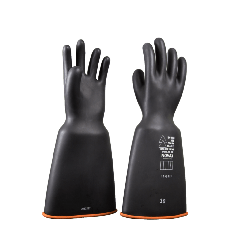 NOVAX - Class 2 Rubber Insulating Gloves