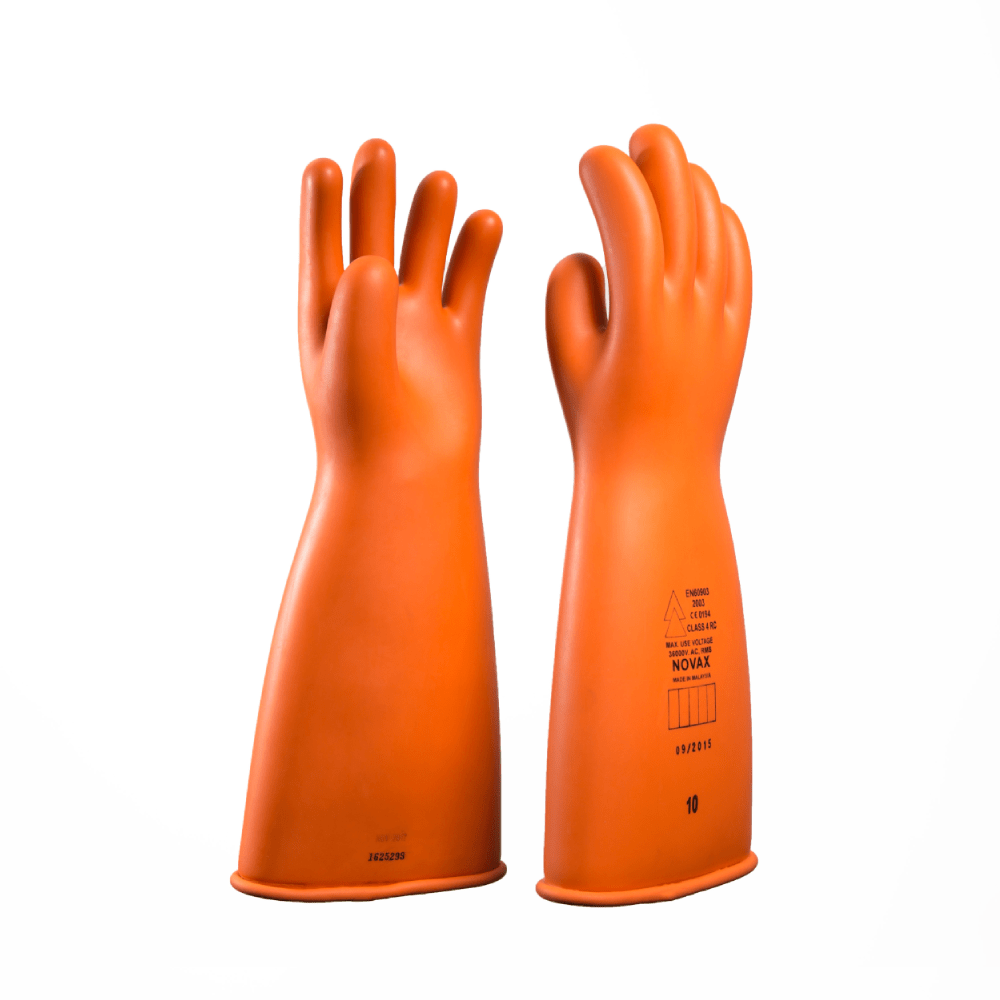 NOVAX Class 4 Rubber Insulating Gloves